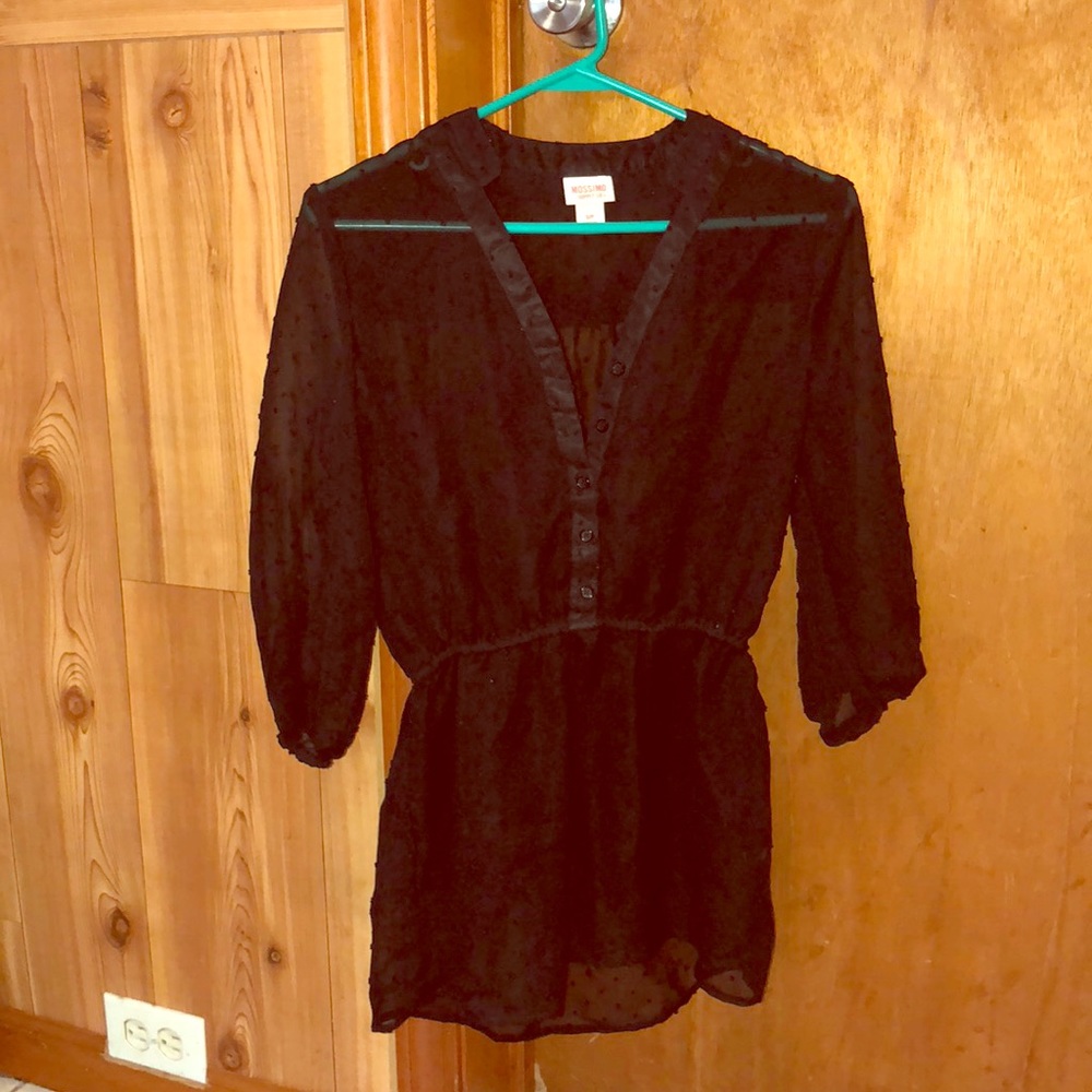 Black See-Through Shirt!